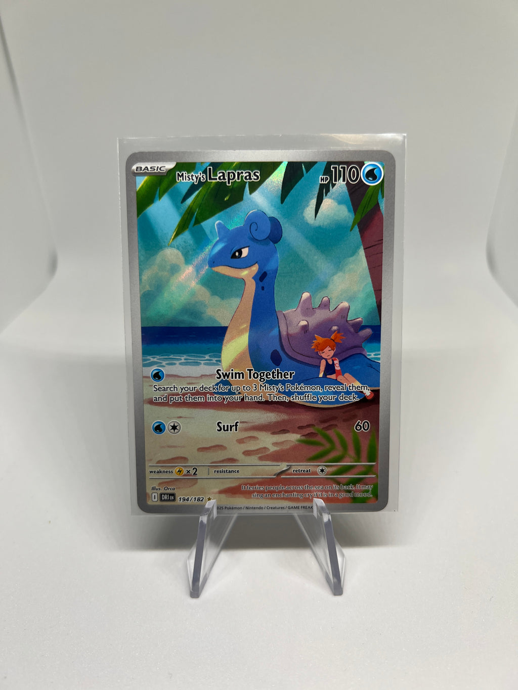 Pokemon TCG - Misty’s Lapras Illustration Rare 194/182
