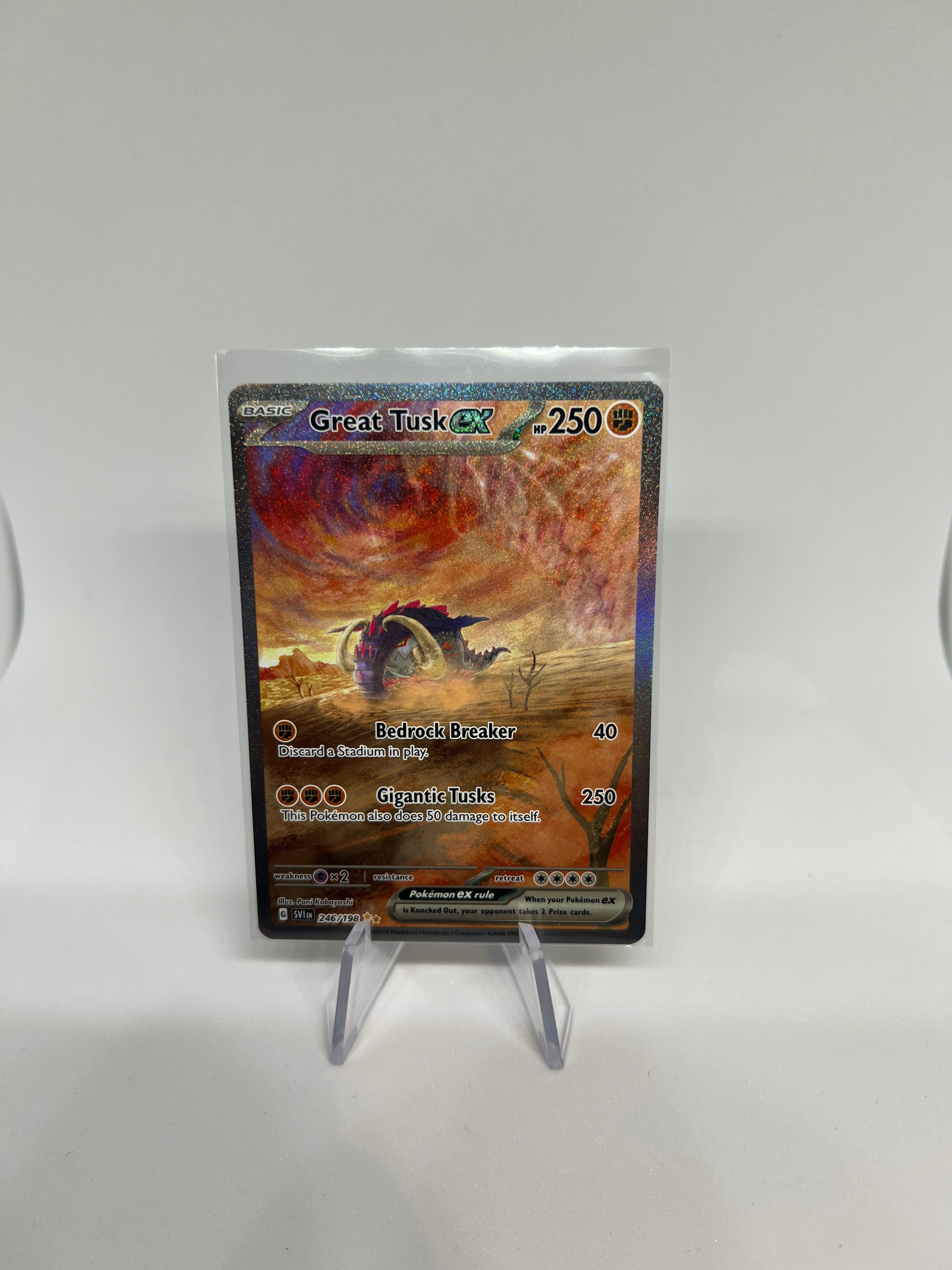 Pokemon TCG - Great Tusk 246/198 Secret Illustration Rare